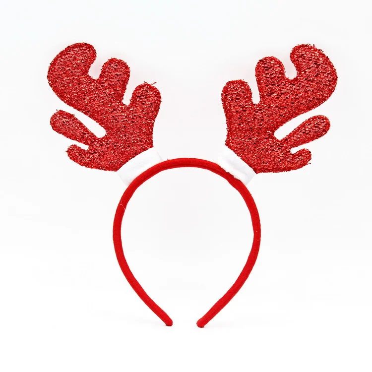 Christmas decorations Headband buckles Antlers Snow Head buckles Christmas party decorations Adult children's headwear