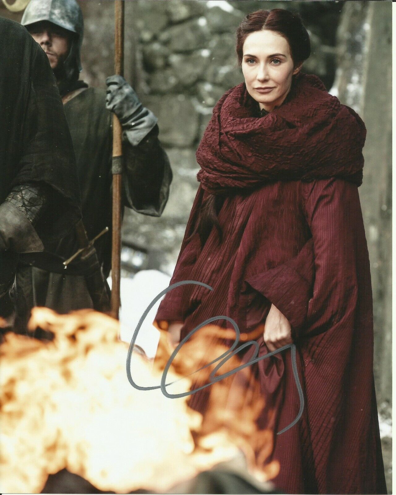 CARICE VAN HOUTEN SIGNED SEXY GAME OF THRONES Photo Poster painting UACC REG 242 (5)