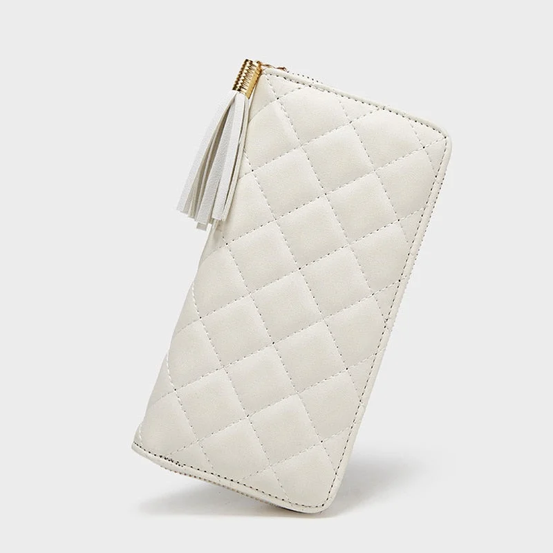 Small Handbags for Women Fashion 2022 Trend New Wallets Pure Color Wool Ball Bow Clutch Bag Women's Long Bag Card Bag Coin Purse