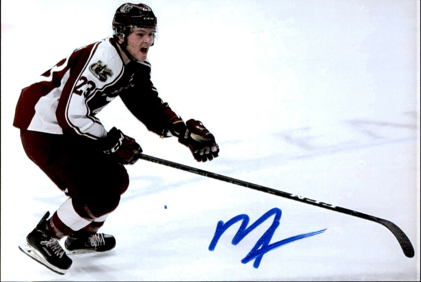 Mason McTavish SIGNED autograph 4x6 Photo Poster painting ANAHEIM DUCKS / PETERBOROUGH PETES #5