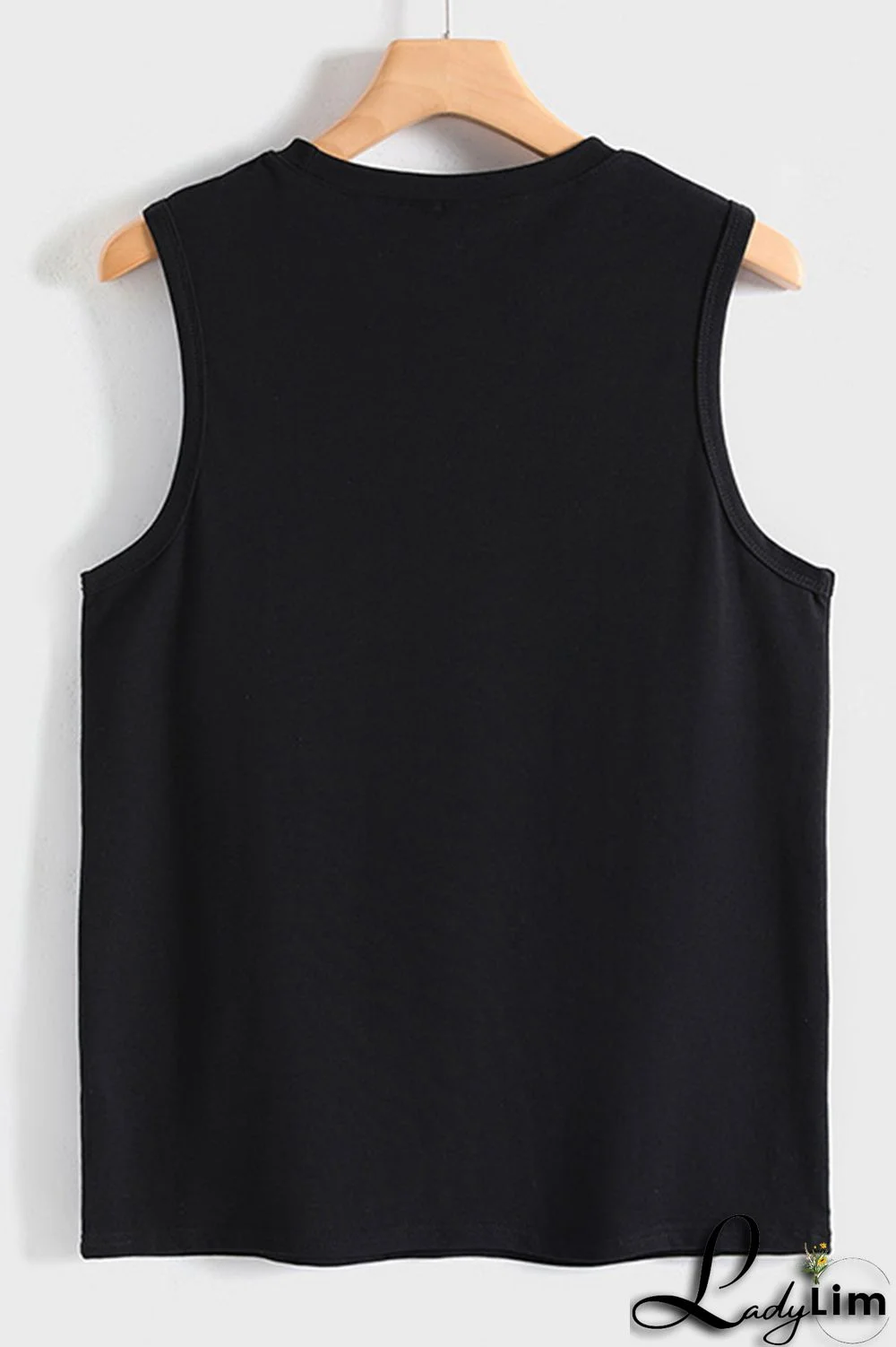 Army Green Fashion Casual Letter Print Basic O Neck Tops