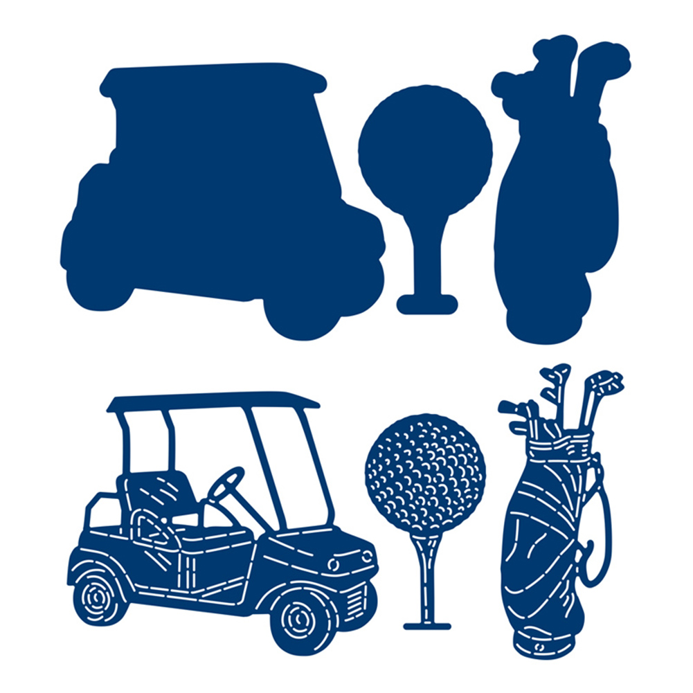 

Golf Sports - Paper Craft Cutting Dies, 501 Original