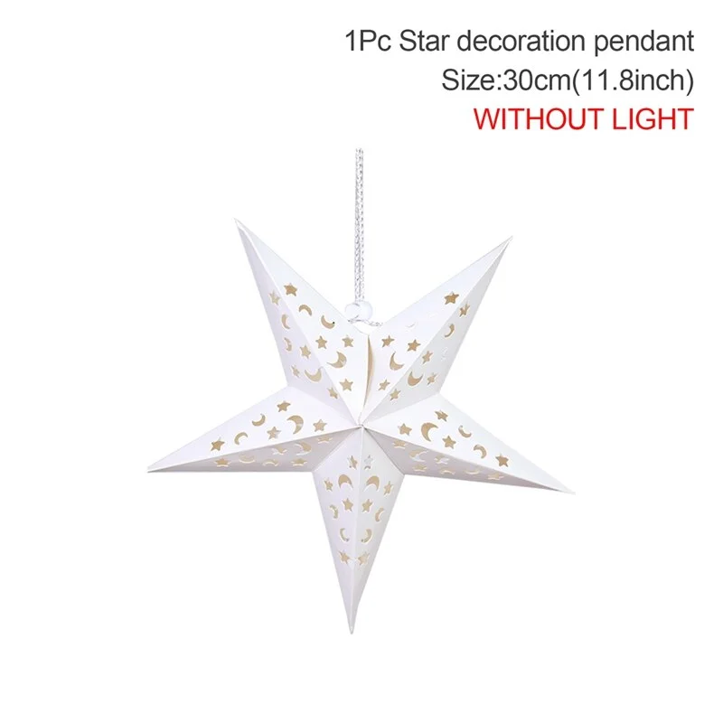 EID Hollow Out Star Lights Ramadan Decorations For Home EID Mubarak Islamic Muslim Party Decor Eid Adha Ramadan Kareem Ornament