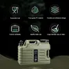 5 Gallon Water Jug with Spigot Camping Water Container Water Bucket BBQ Supplies
