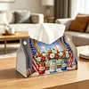 Large Size DIY God Bless America Diamond Painting Tissue Box