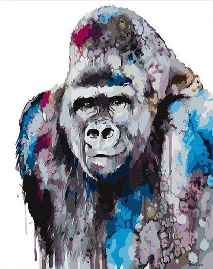 

Purple Gorilla – Paint By Numbers - 40*50CM, 501 Original