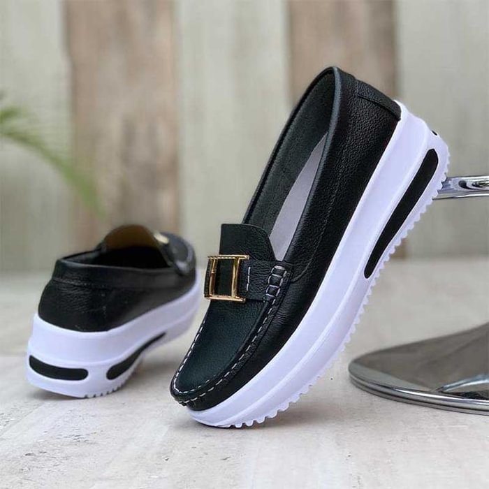 comfortable platform loafers