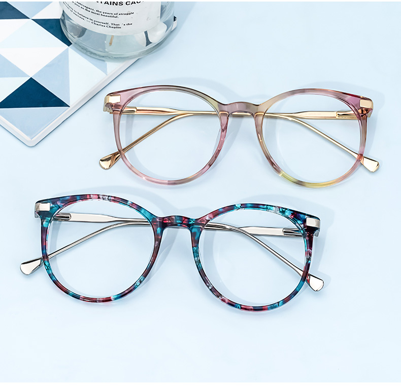 Lenid Bunt Rund Brille