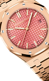 Rose Gold 904L Steel Pink Dial - Watch - 34mm