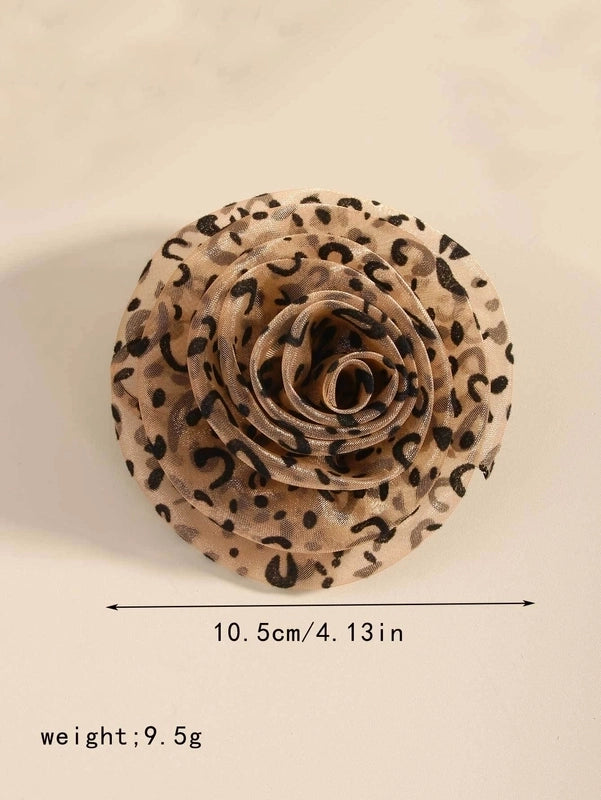 Elegant Lady Pin Flower Leopard Women’s Brooches