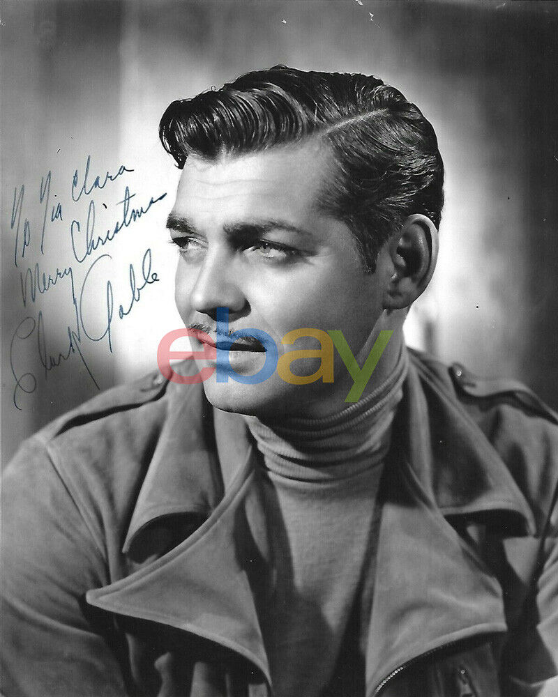 CLARK GABLE signed 8 x 10 Photo Poster painting autographed reprint