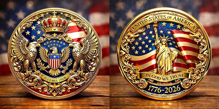 37Necklaces US 250th Anniversary Commemorative Coin