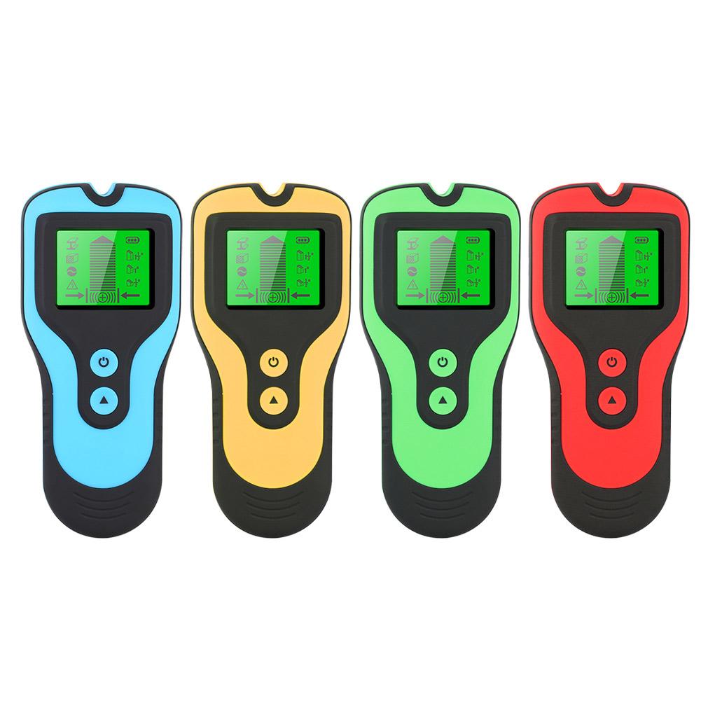 

3 in 1 LCD Wall Scanner Voltage Live Wire Stud Finder for Metal Wood Pipe, Red, 501 Original