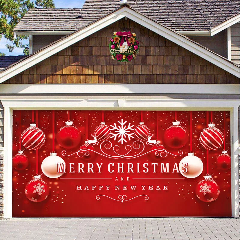 ✨Christmas Hot Sale-Snow garage door banner ornament🔥🔥 (Free Shipping)