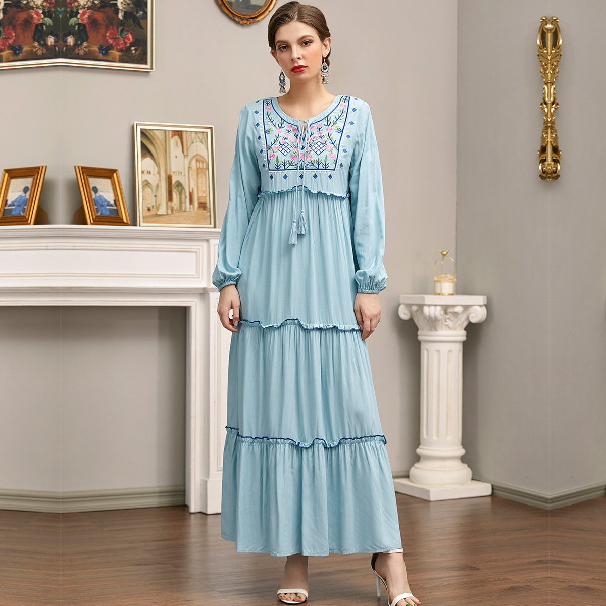  thdmladies Beautiful Belle Sage Midi Dress thedmladies