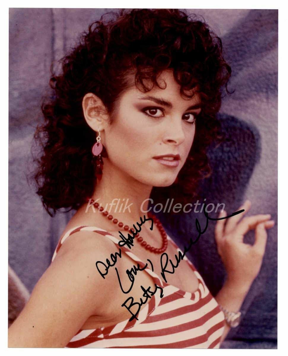 Betsy Russell - Signed Autograph Color 8x10 Photo Poster painting - Private School