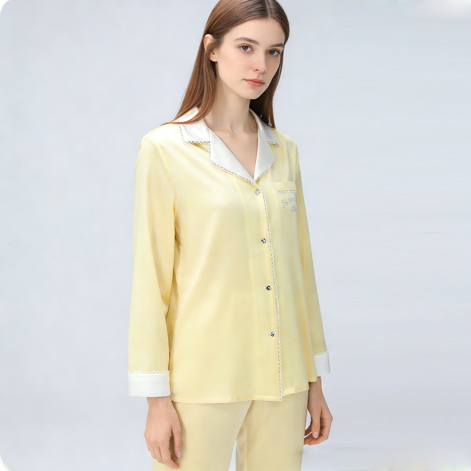 19 Momme Mulberry Silk Pajama Set for Women REAL SILK LIFE