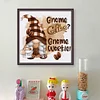 Coffee Gnome - 11CT Counted Cross Stitch - 40*40cm