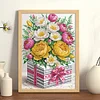 uk.everydayedeals Diamond Painting - Crystal Rhinestone - Flower Box