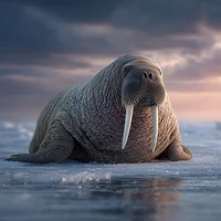 Walrus on Ice - Diamond Painting