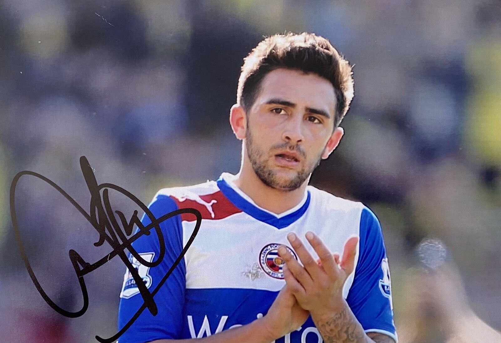 Jem Karacan Genuine Hand Signed Reading 6X4 Photo Poster painting