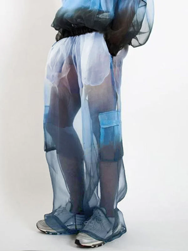 Mens Gradient See Though Pants SKUI98435