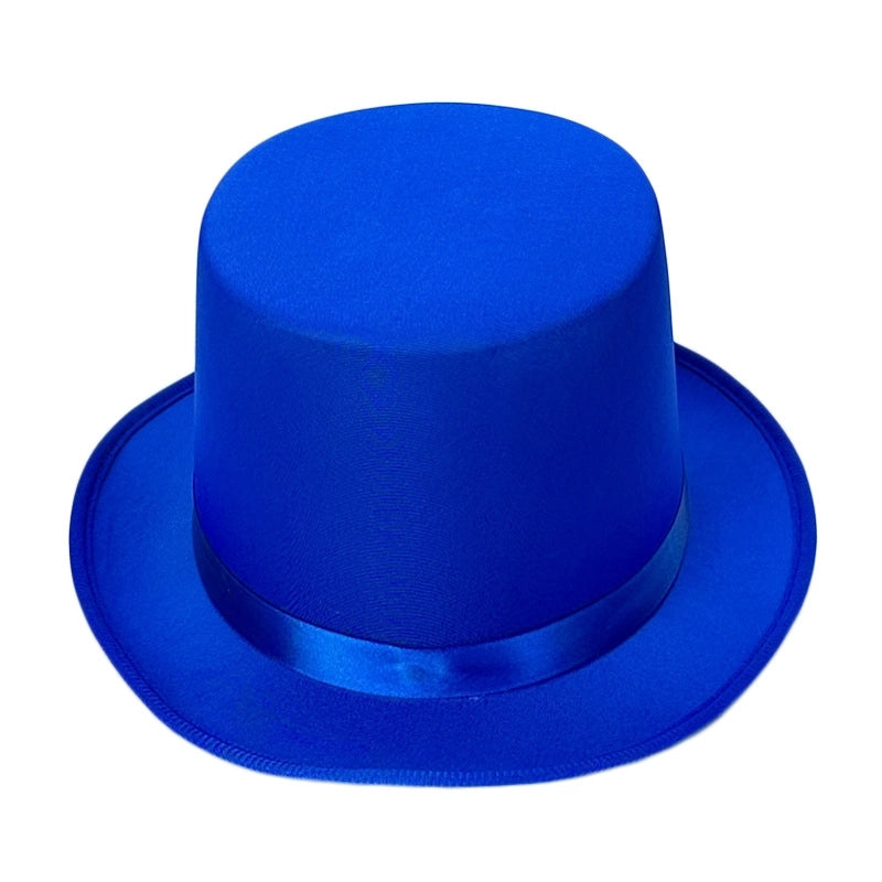 High Hat Retro British Gentleman Jazz Hat Magician Hat Performance Sequin Hat Rain Silk High Barrel Top Hat Non-woven Fabric