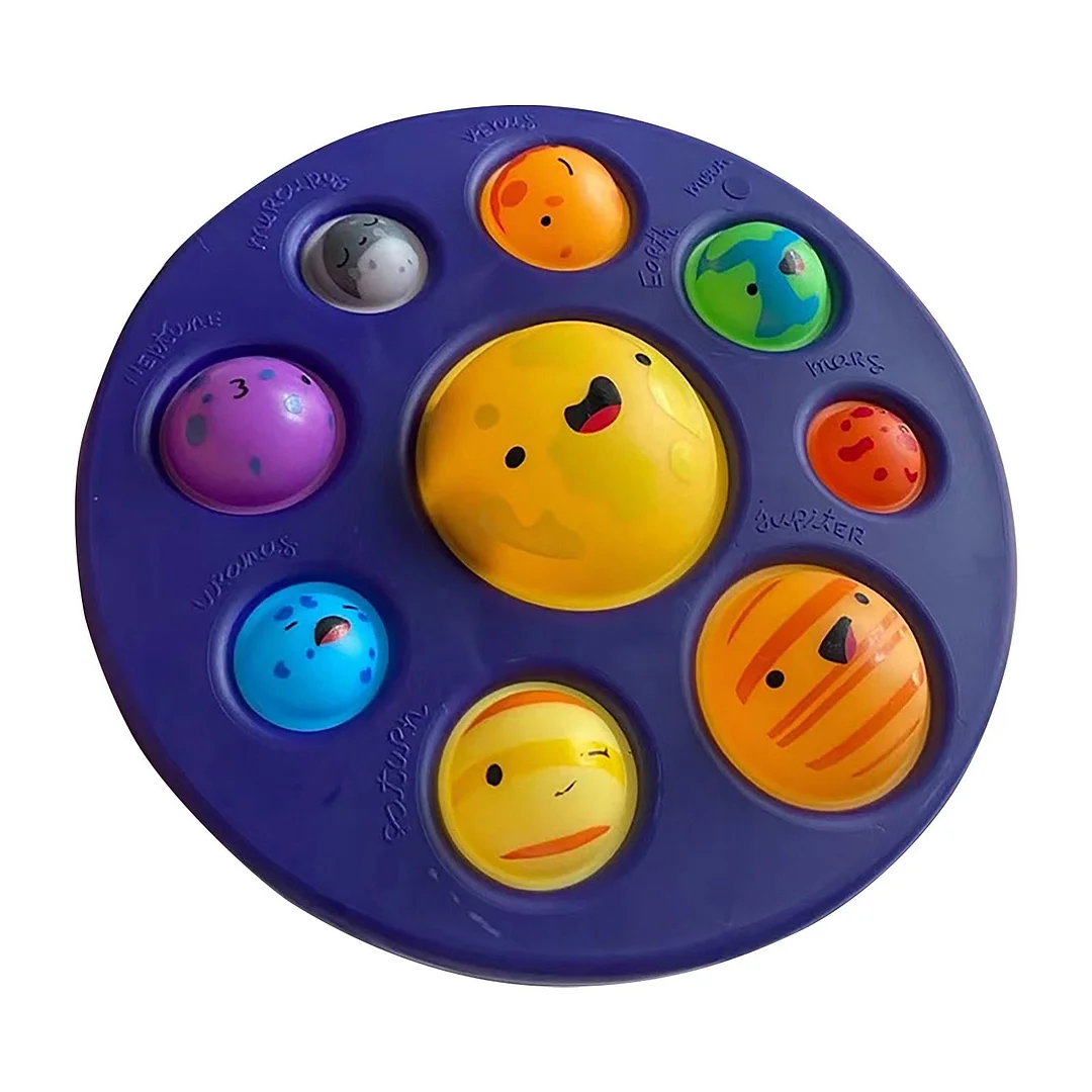 Simple Dimple Figet Toy Spinner Push Pop Fidget Toy Anti Stress Toy Anxiety Relief Toy Pop Sensory Toy Stress Toy for Kids Adult