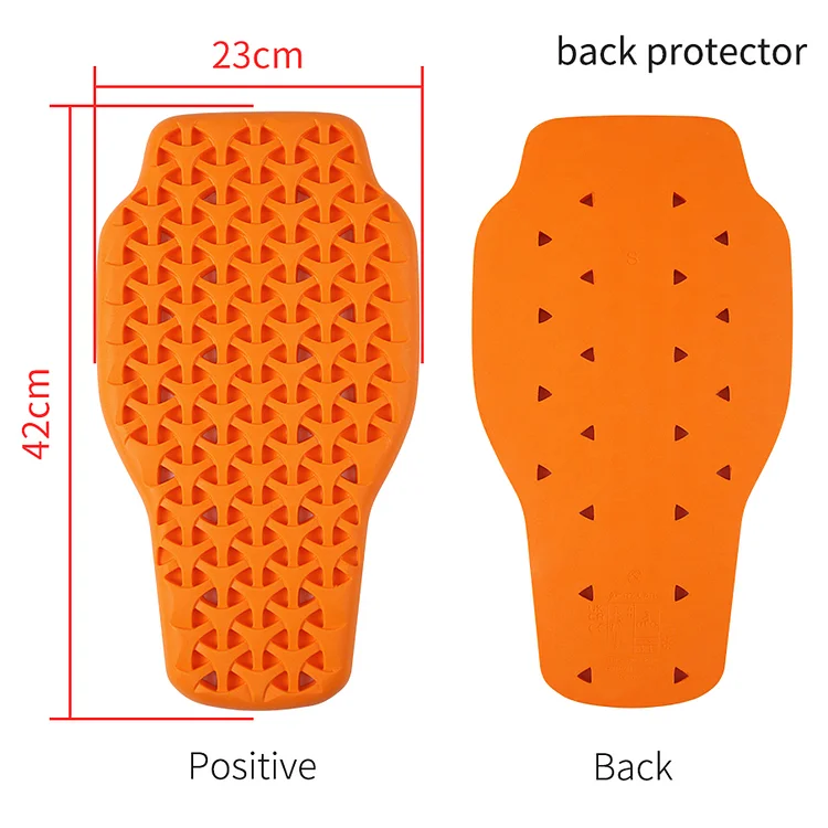 WOSAWE Motorcycle Protective Soft Armor PU Pads 