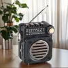 Portable Radio Wireless BT Music Player FM AM SW Stereo Radio for Indoor Outdoor