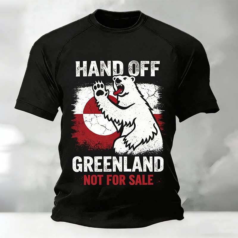 Printed, Comfortable Men's T-shirts Are Not Sold In Greenland. artswardrobe