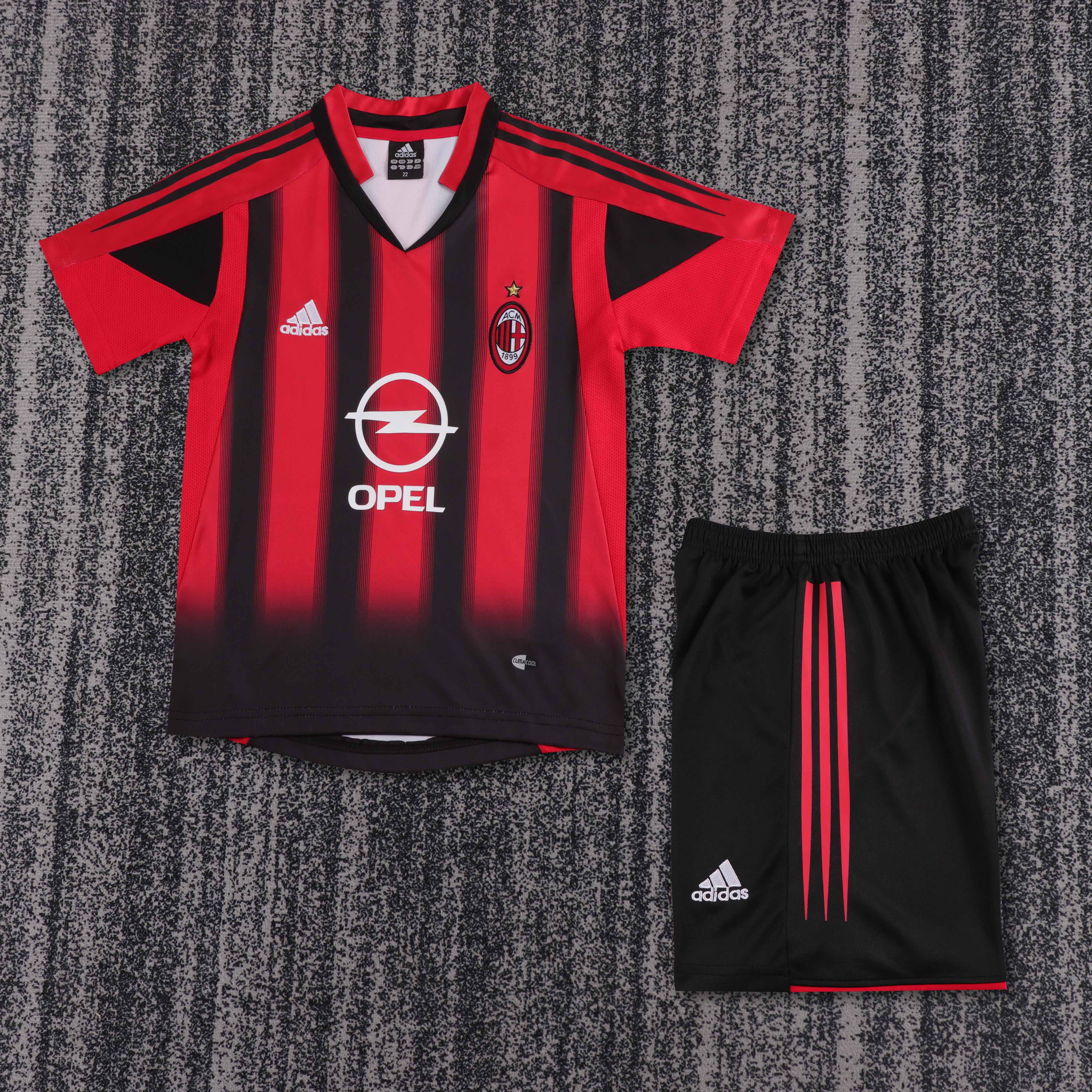 2004-2005 Retro AC Milan Third Away Football Shirt 1:1 Thai Quality Kids Size jersey|football shirt|football kit