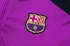 Joyfball 2025/2026 Barcelona Half-Pull Training Suit Purple Football Shirt 1:1 Thai Quality