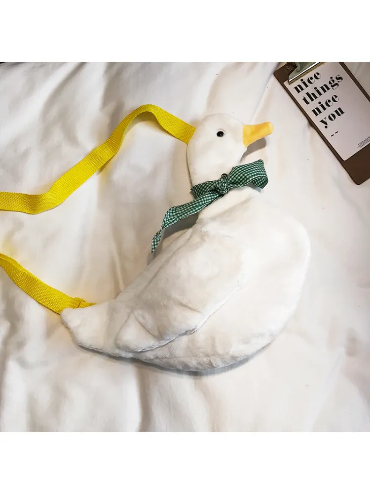White Goose Crossbody Bag