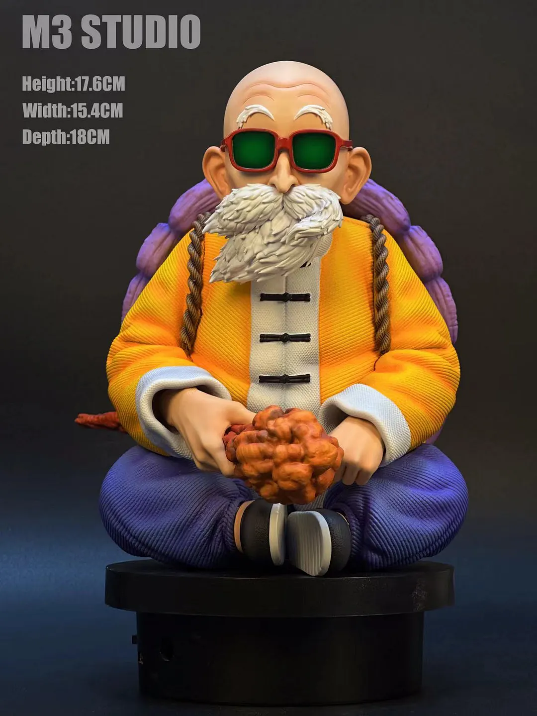 1/6 Scale Master Roshi & Turtle - Dragon Ball Resin Statue - M3 Studios