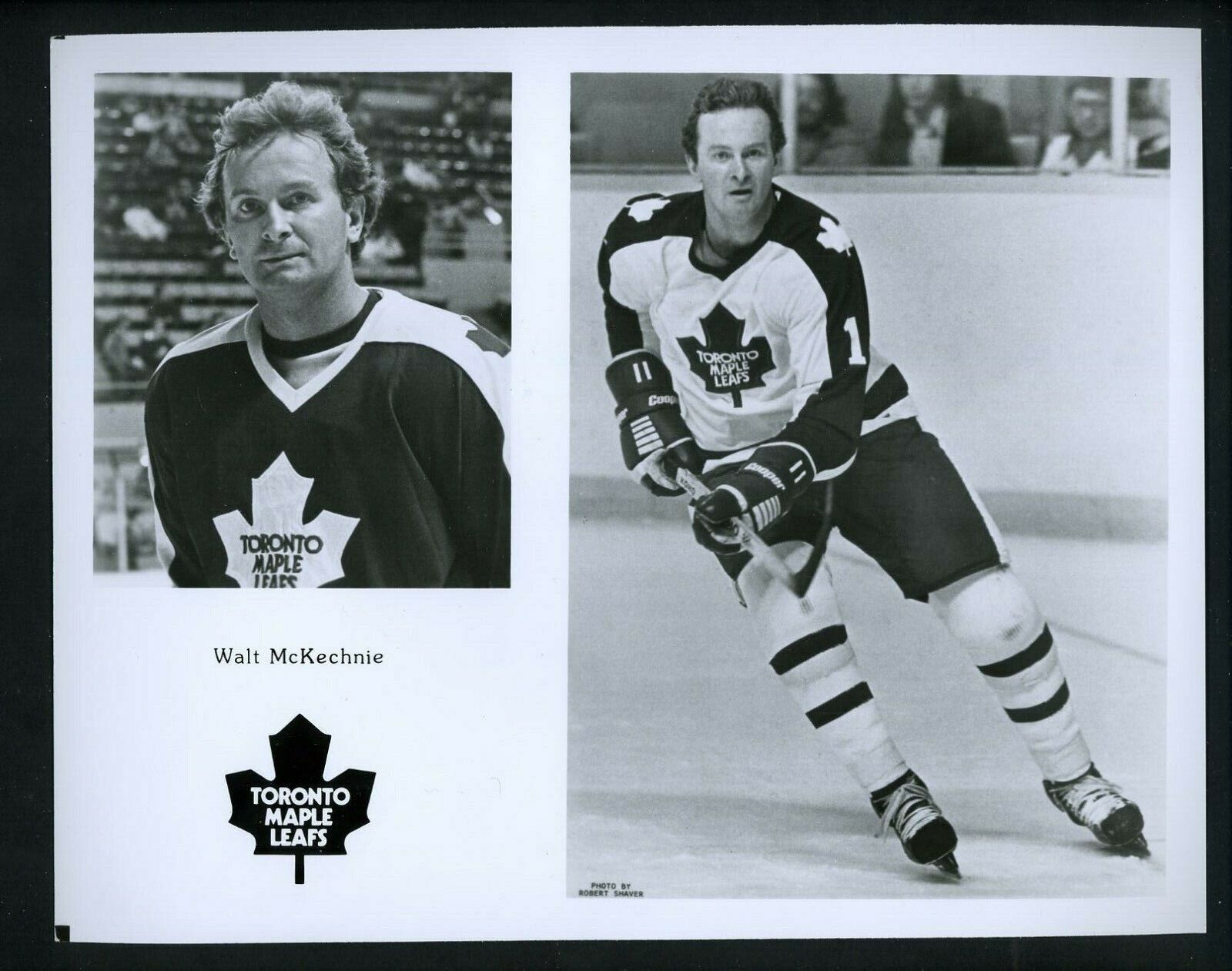 Walt McKechnie circa 1970's team issued Press Photo Poster painting Toronto Maple Leafs