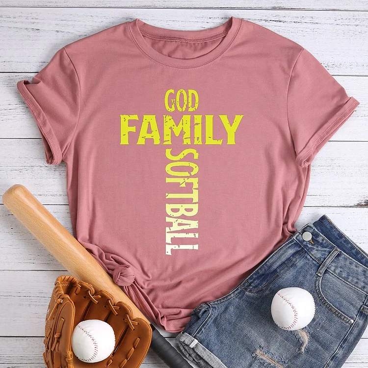 Funny Favorite Softball T-shirt Tee -013062-Annaletters