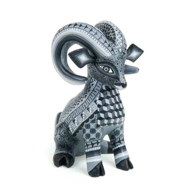 Bighorn Ram - Oaxacan Alebrije Wood Carving