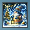 (40*40cm)Christmas Gnome -  Full Round Drill Diamond Painting