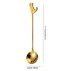 Cat Spoon Stainless Steel Coffee Tea Spoon Teaspoon Ice Cream Dessert Spoon
