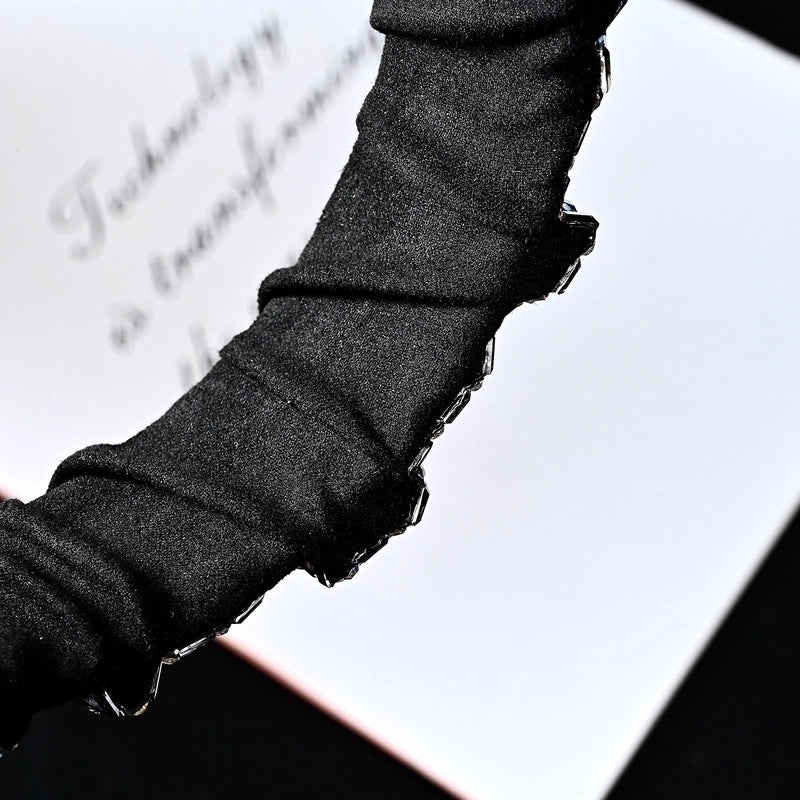 Retro Geometric Rhinestone Hair Band 1 Piece