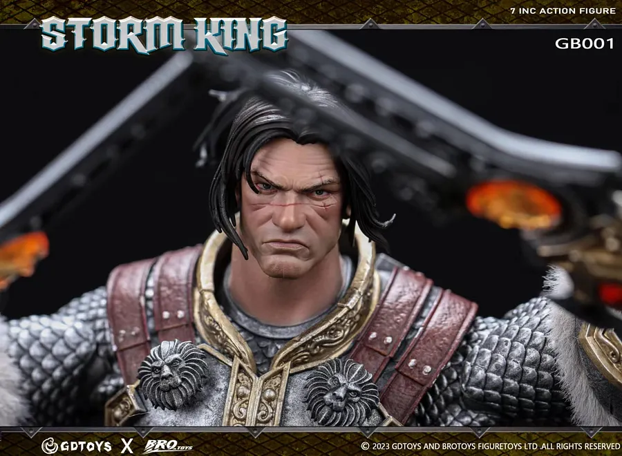 IN-STOCK GDTOYS X BROTOYS - INCH STORM KING GB001 1/12 Action Figure