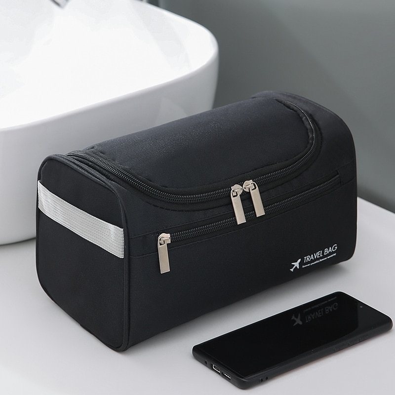 Polyester Men Business Portable Storage Bag Toiletries Organizer Women Travel Cosmetic Bag Hanging Waterproof Wash Pouch US Mall Lifes