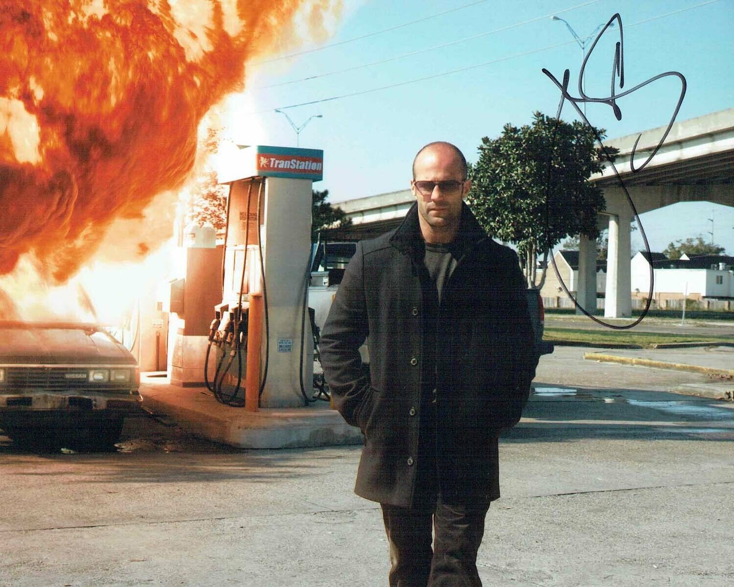 Jason STATHAM SIGNED Autograph 10x8 The MECHANIC Photo Poster painting AFTAL COA English Actor