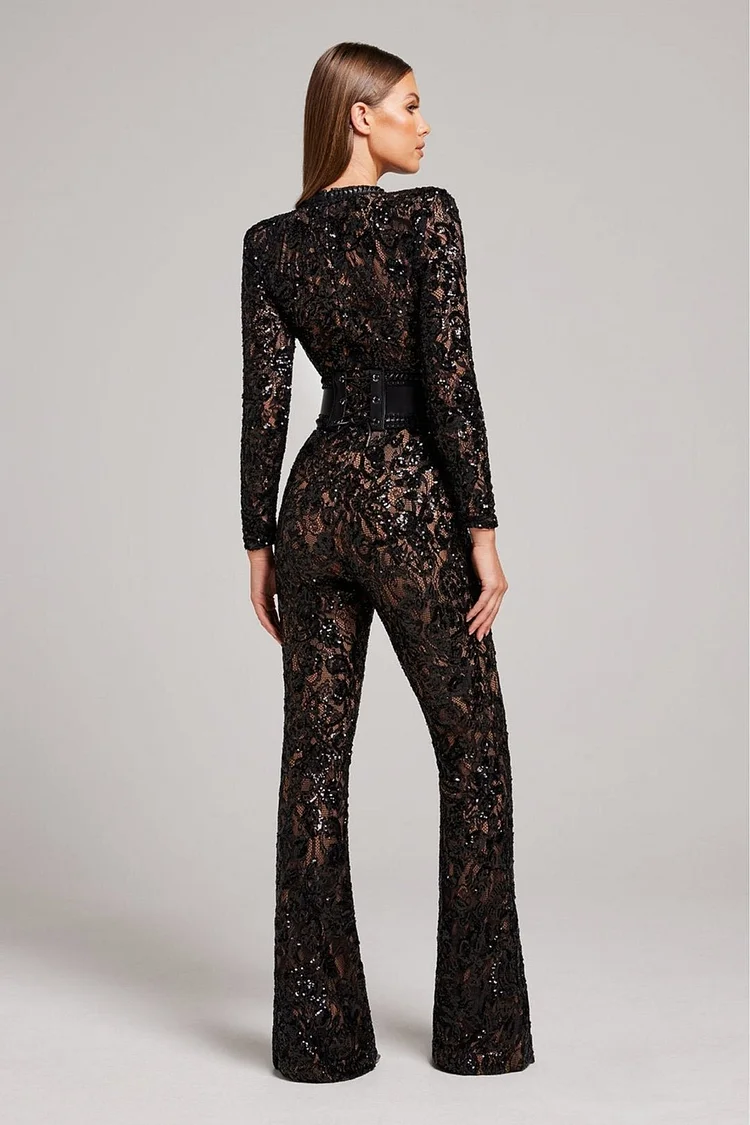 BELLA GLITTER JUMPSUIT