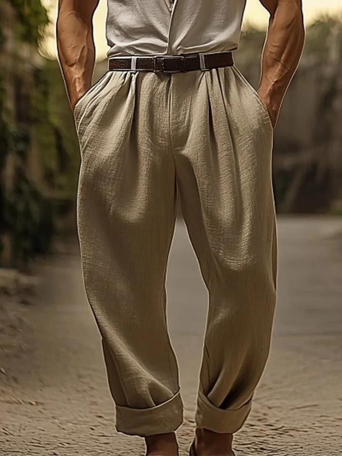 Men's Loose-Fitting Shorts With Pockets 