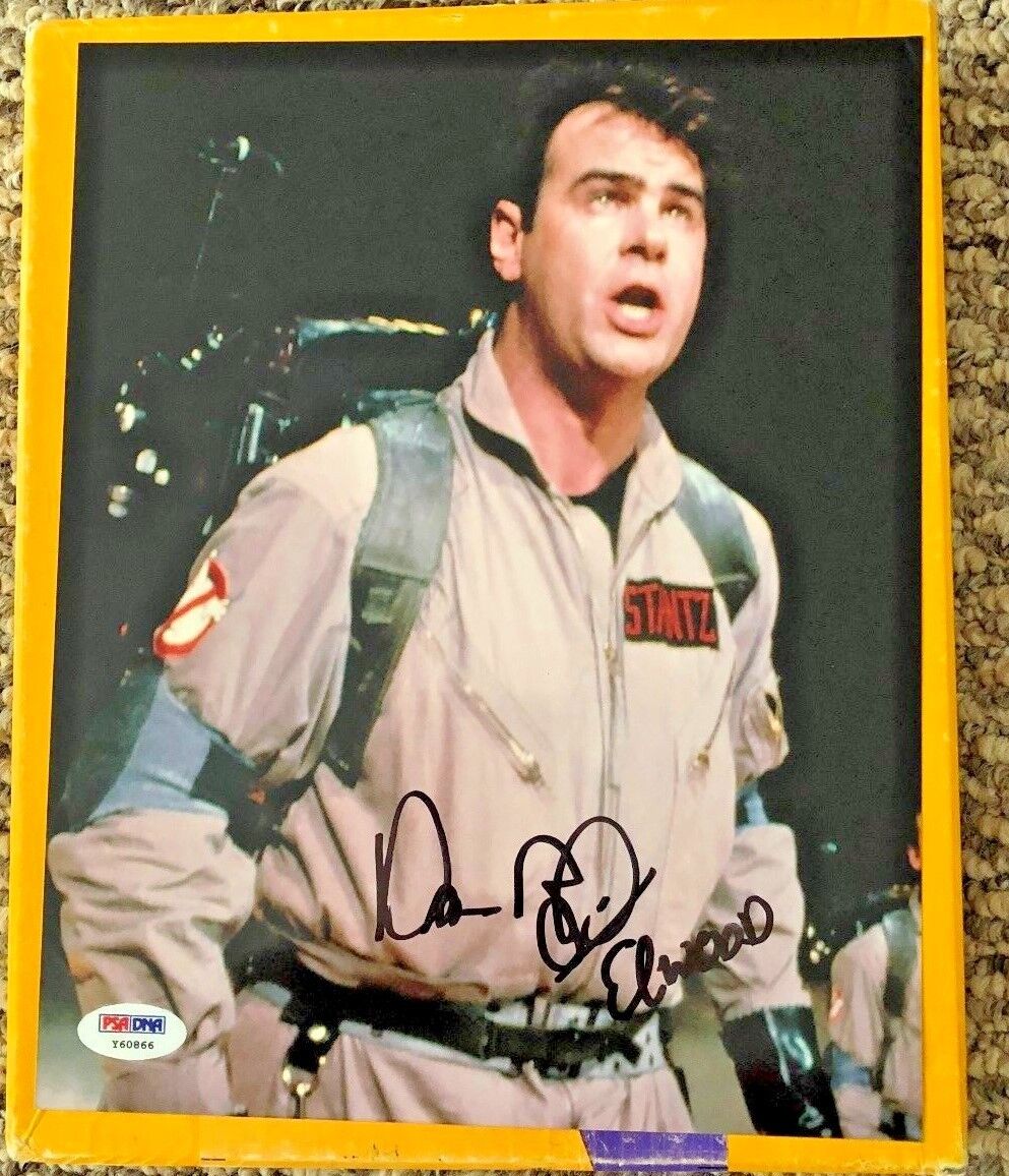 DAN AYKROYD AUTOGRAPHED 8 X 10 GHOSTBUSTERS Photo Poster painting PSA/DNA CERTIFIED POSE 2