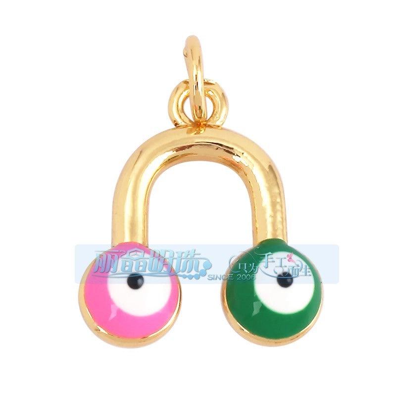 1 Piece Copper Devil’s Eye Pendant Jewelry Accessories