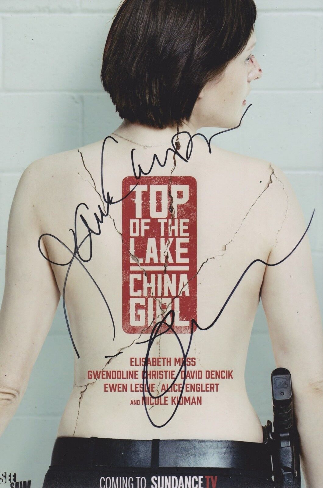 Gwendoline Christie/Jane Campion Signed Top Of The Lake 12x8 Photo Poster painting AFTAL