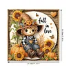 Diamond Painting Acrylic 2D Flat Love Autumn Hanging Diamond Art Kits Wall Door Decor